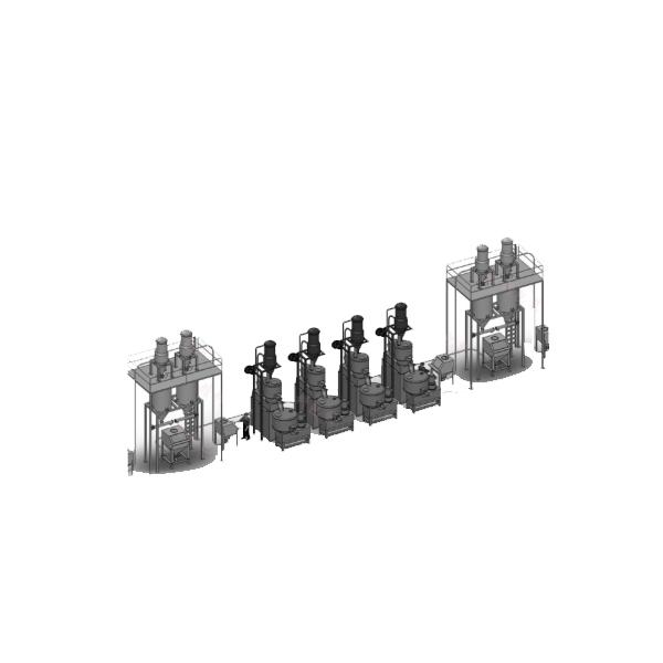 Positive and negative pressure powder conveying